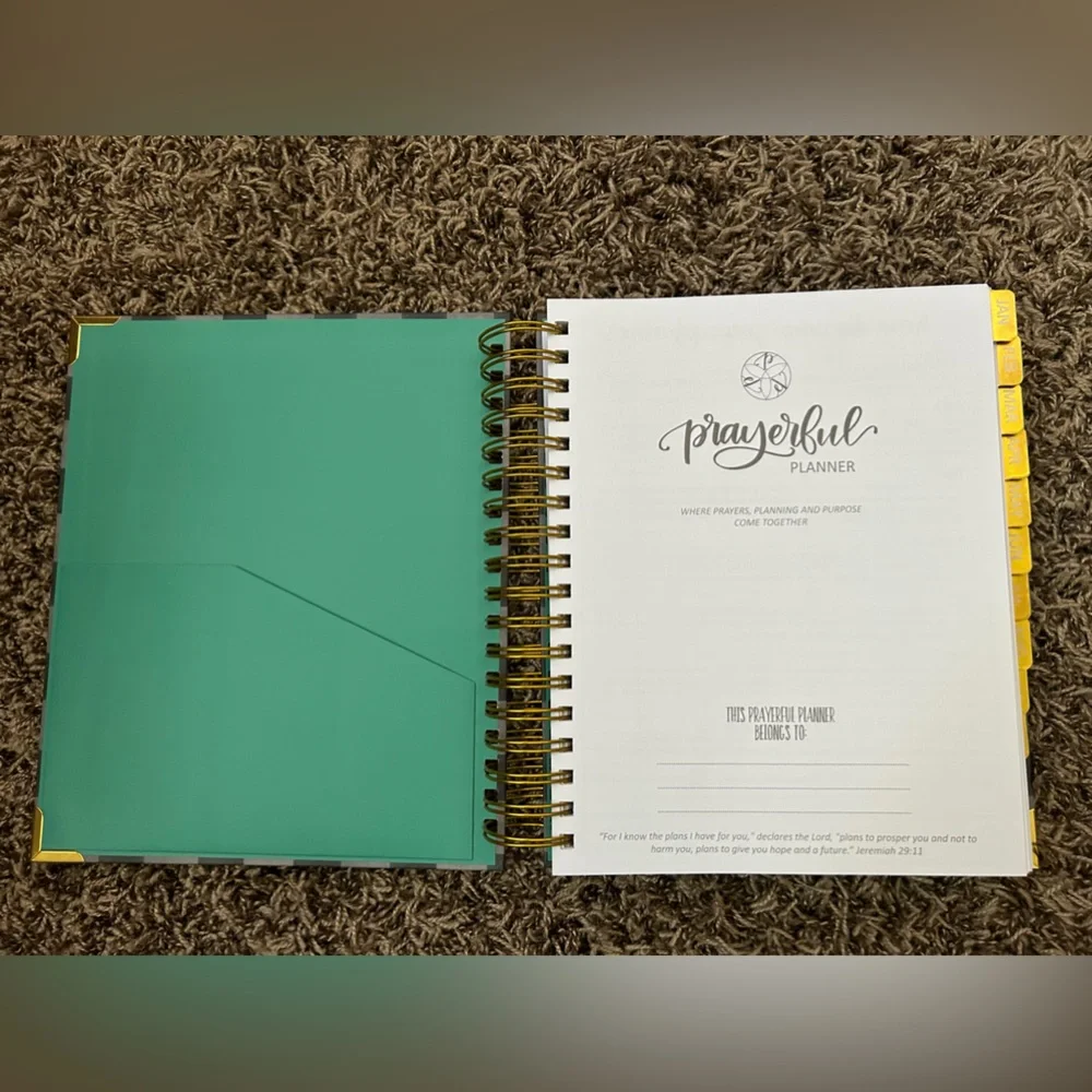 Prayerful Planner 12 month DATED planner from 2021